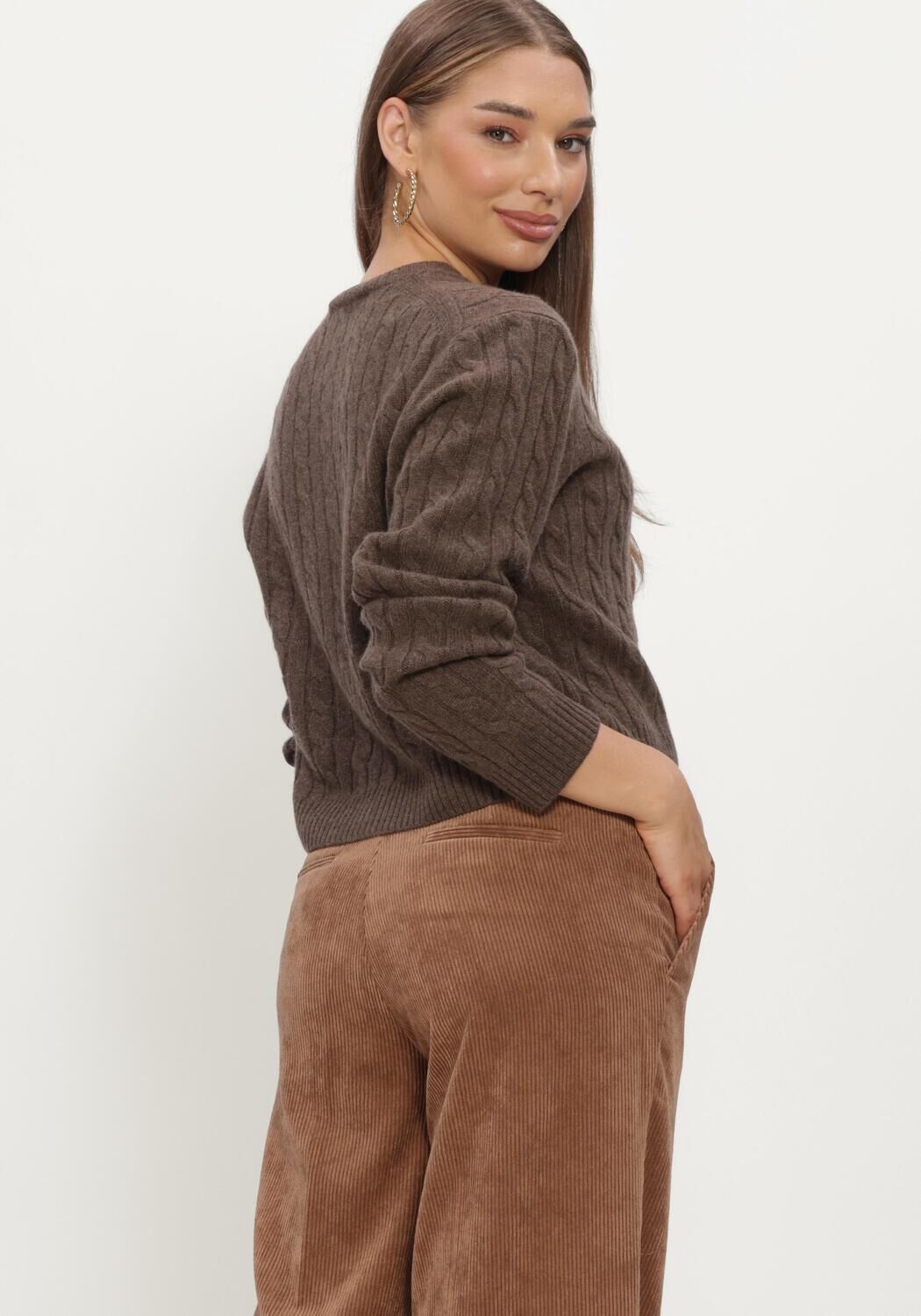 Bruine VANESSA BRUNO Vest HOBSON - large