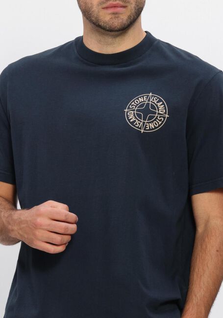 Donkerblauwe STONE ISLAND T-shirt SS T-SHIRT S0284 - large
