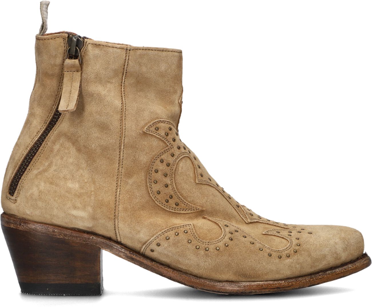 Cordwainer Enkellaarsjes
Dames 43515, Maat: 38, Materiaal: Suède, Kleur: Cognac