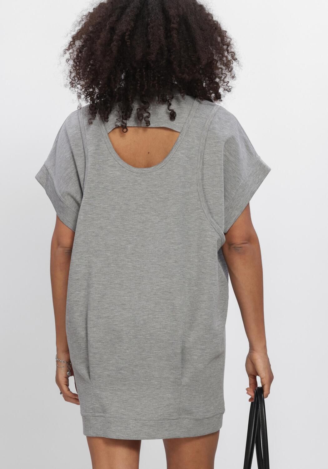 Grijze CO'COUTURE Mini jurk LANECC SWEAT DRESS - large