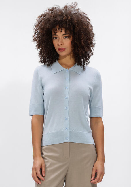 Blauwe HERSKIND Truien/vesten KASPAR KNIT CARDIGAN - large