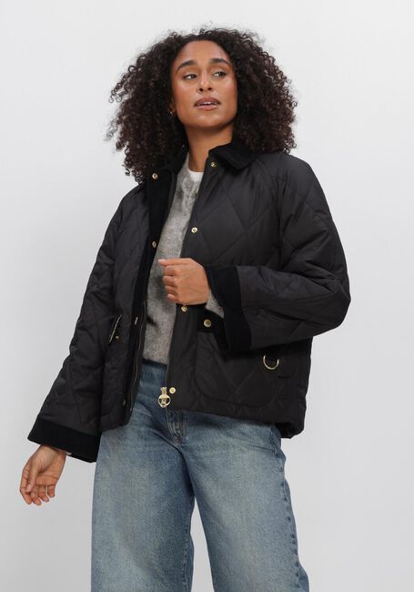 Zwarte BARBOUR Gewatteerde jas KILNWICK QUILTED JACKET - large