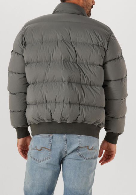 Grijze STONE ISLAND Gewatteerde jas BOMBER - large