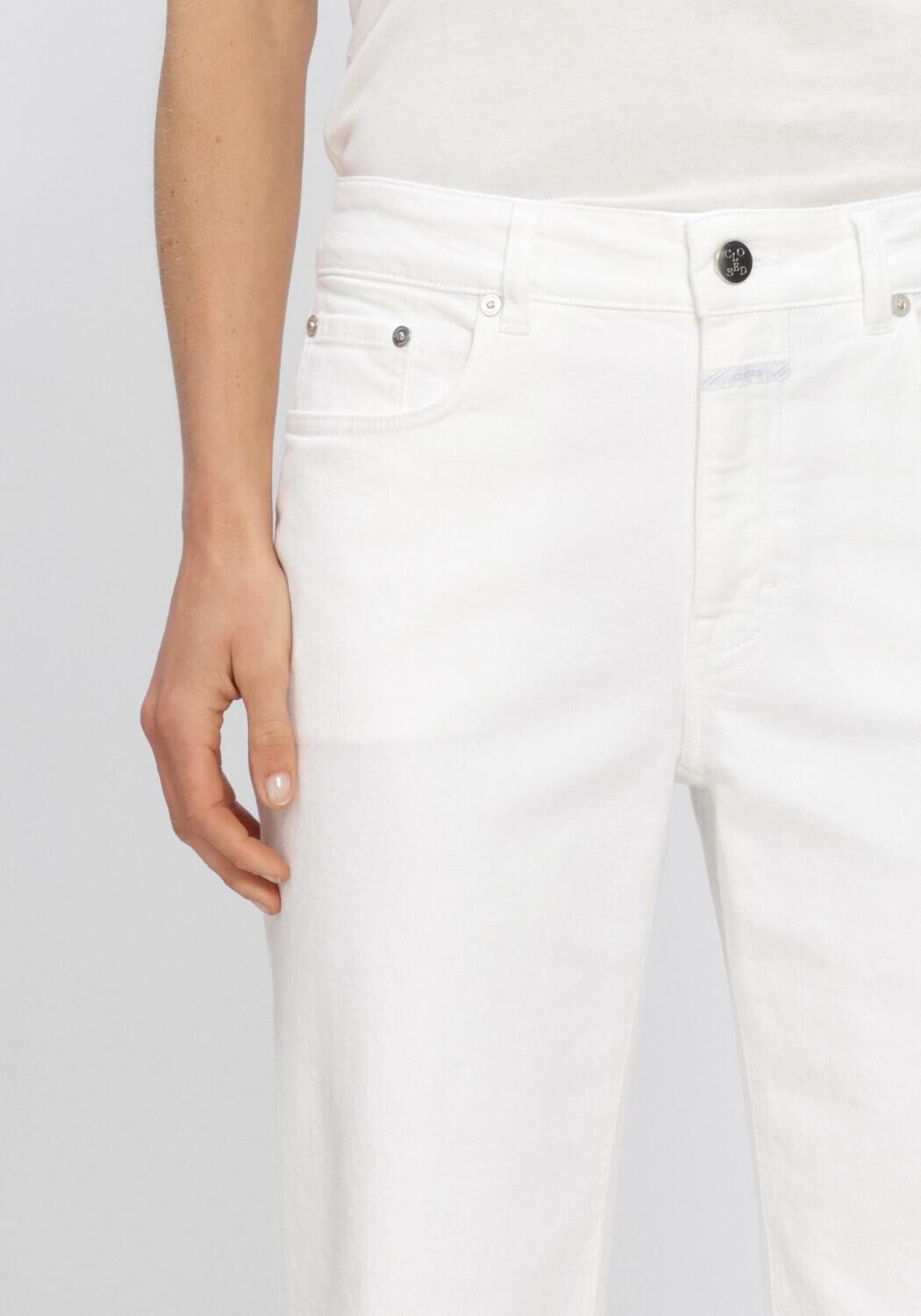 Ecru CLOSED Straight leg jeans MILO - large