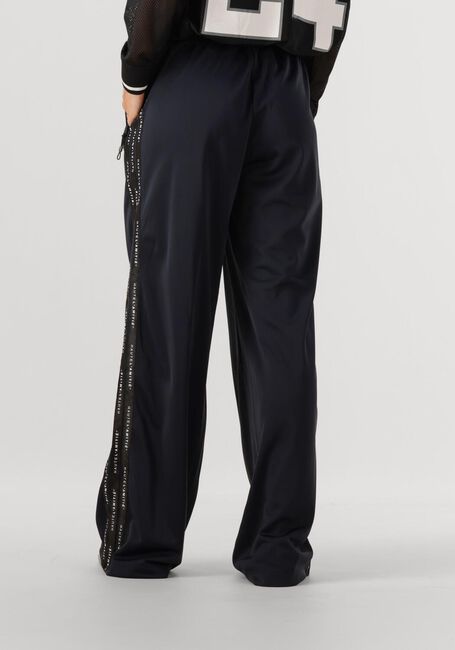 Blauwe HAUTE L'AMITIÉ Wijde broek LOGO TAPE TRACK TALL PANT - large