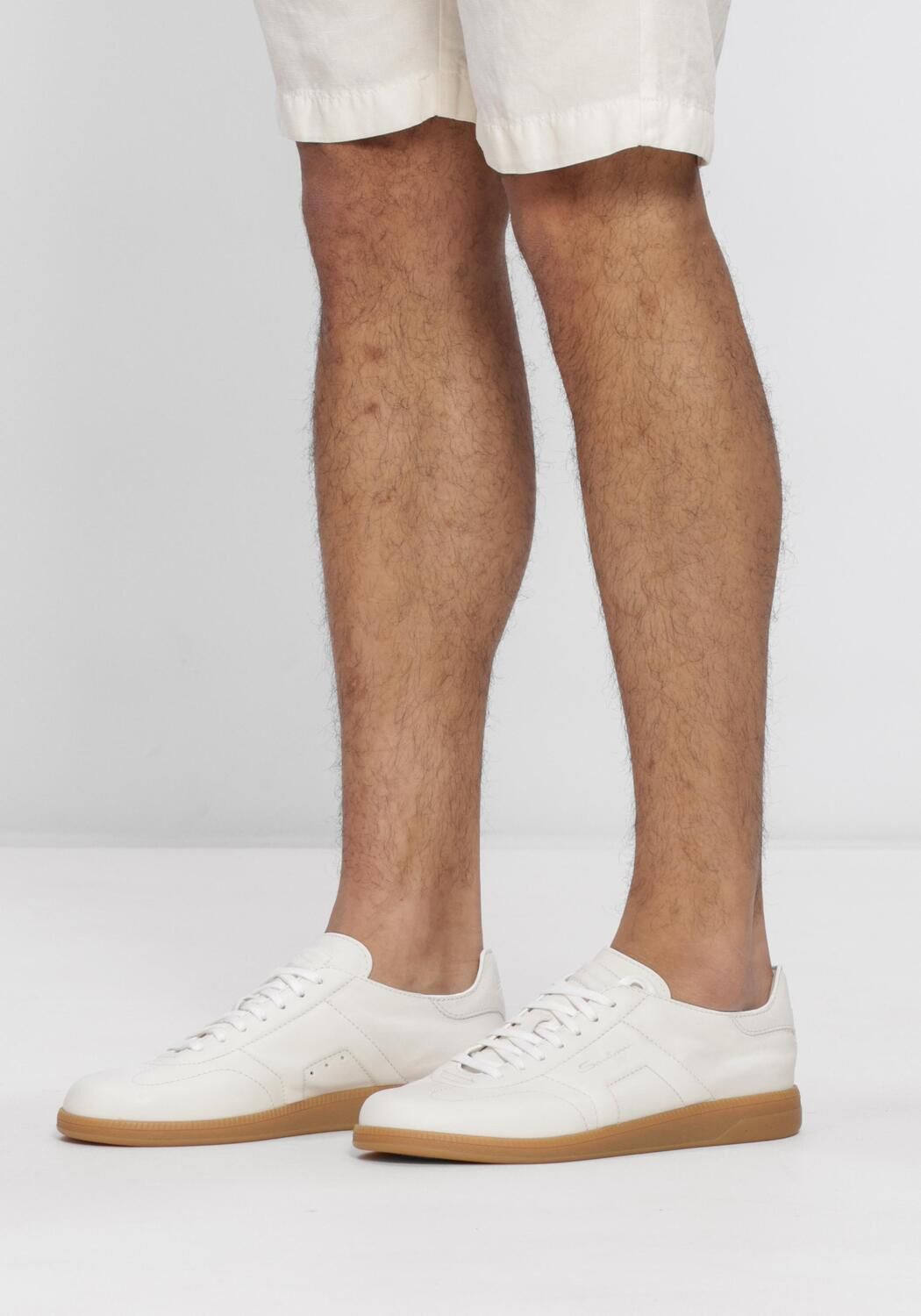 Witte SANTONI Lage sneakers OLY CUBE - large