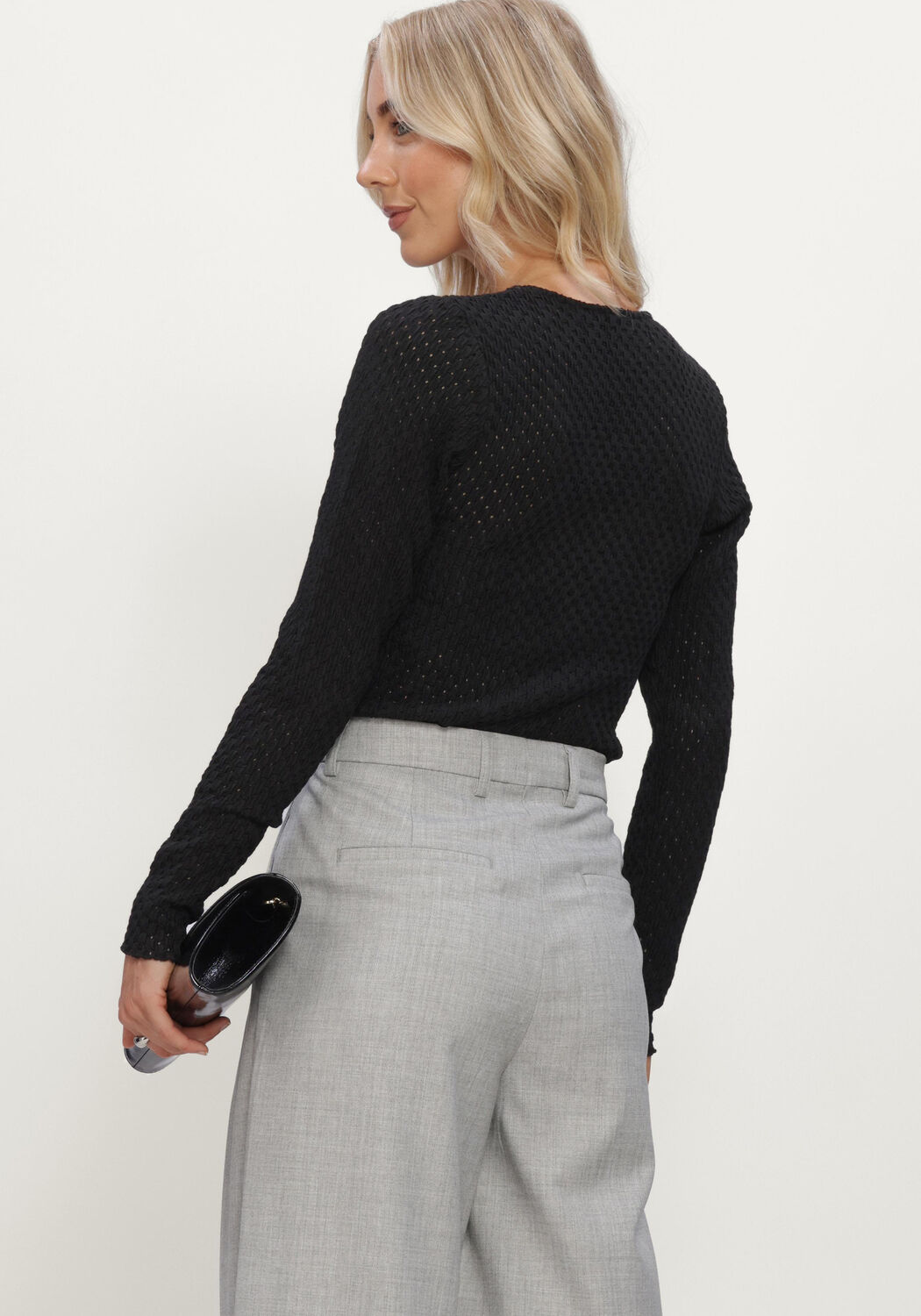 Zwarte COPENHAGEN MUSE Blouses CMBOBBIE-BLOUSE - large