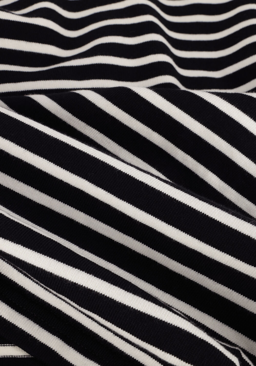 Zwarte PENN & INK Trui SWEATER STRIPE - large