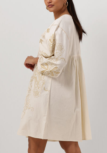 SUMMUM DRESS GOLD EMBROIDERY COTTON LINEN - large