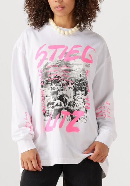 Witte STIEGLITZ Top MAXIMO SKATE LONGSLEEVE - large