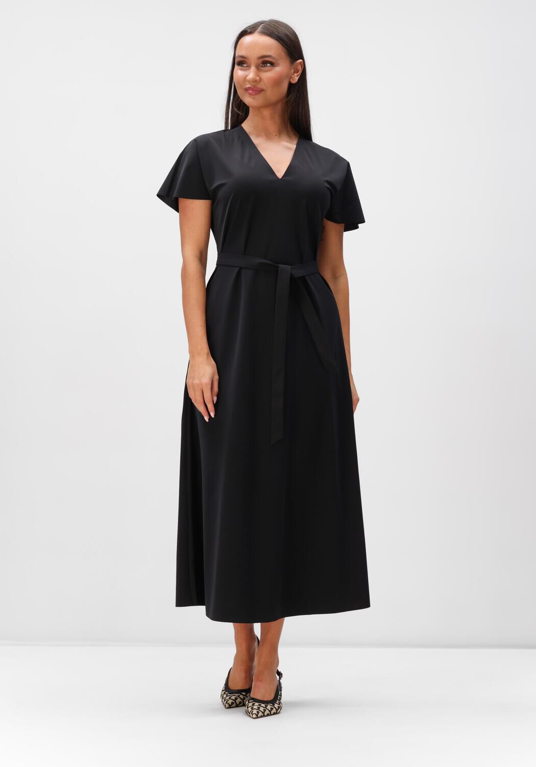 Japan Tky Midi Jurk Dames Yukijura, Maat: M, Kleur: Zwart afbeelding 1