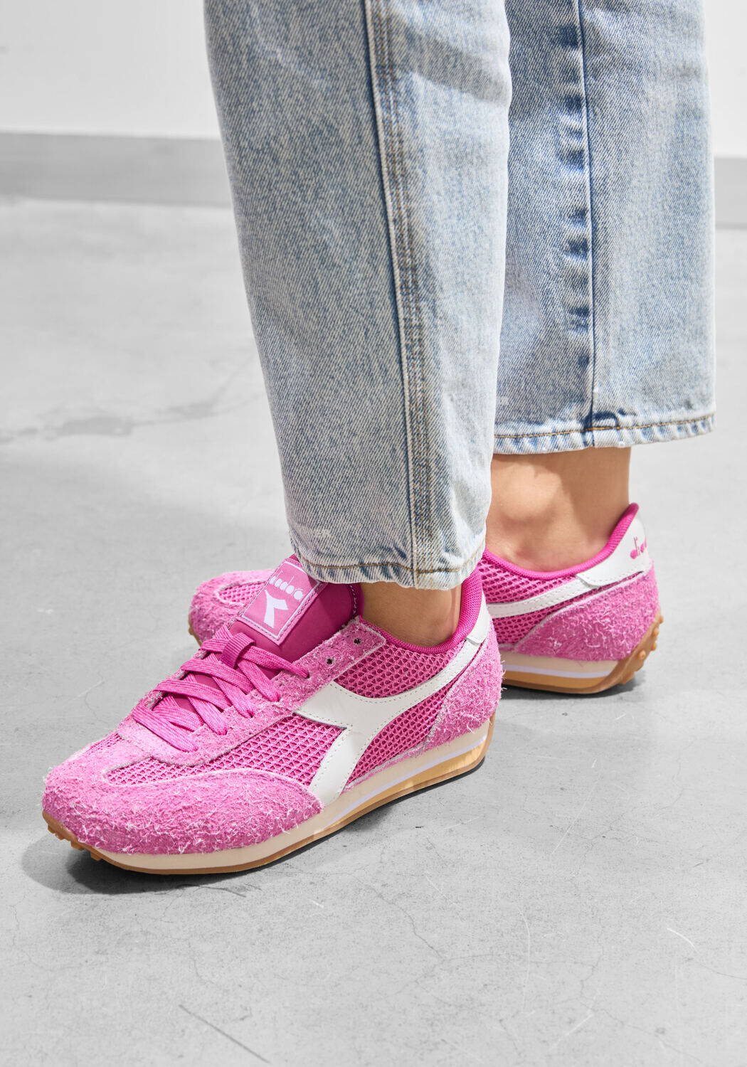 Roze DIADORA HERITAGE Lage sneakers RALLY - large