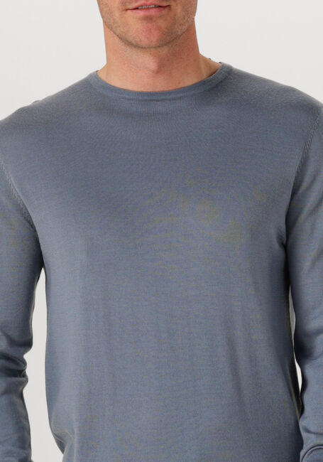 Grijze PROFUOMO Trui PULLOVER CREWNECK MERINO - large