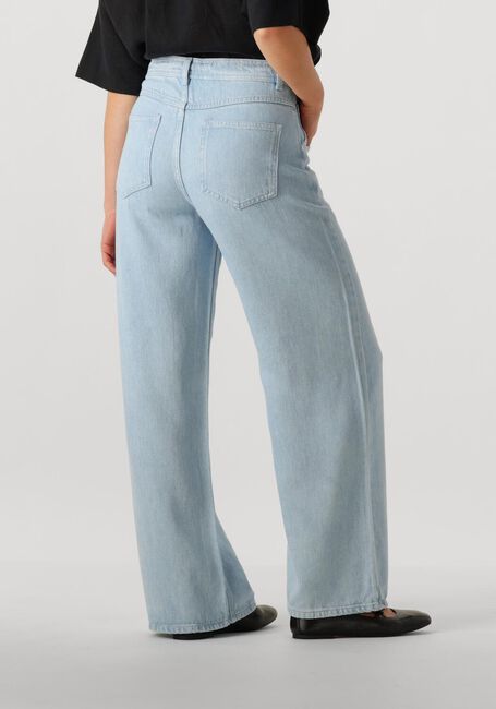 Lichtblauwe SECOND FEMALE Wijde broek IRVIN DENIM JEANS - large