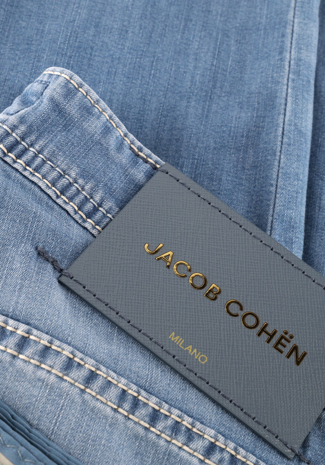 Lichtblauwe JACOB COHEN Straight leg jeans PANT 5 PKT SUPER SLIM FIT NICK SLIM - large