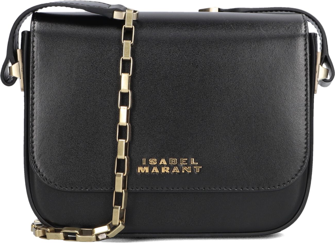 Isabel Marant Isabel Marant Schoudertas Dames Lizza Small, Materiaal: Leer, Kleur: Zwart