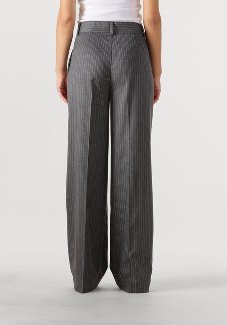 Donkergrijze CO'COUTURE Pantalon IDACC PIN WIDE LONG PANT - large