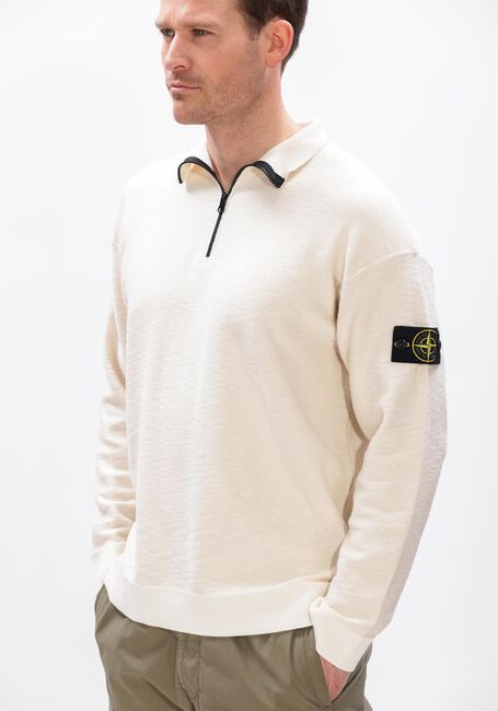 Ecru STONE ISLAND Polo LS POLO S01B0 - large