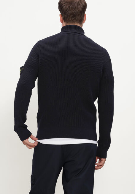 Donkerblauwe STONE ISLAND Coltrui T-NECK S00C2 - large
