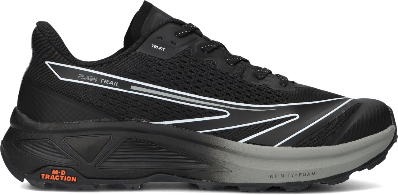 Hi-Tec Lage Sneakers Heren Hts Flash Trail, Maat: 41, Materiaal: Textiel, Kleur: Donkergrijs
