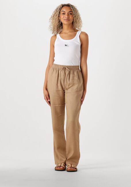 Beige RESORT FINEST Pantalon LINEN PANTS - large