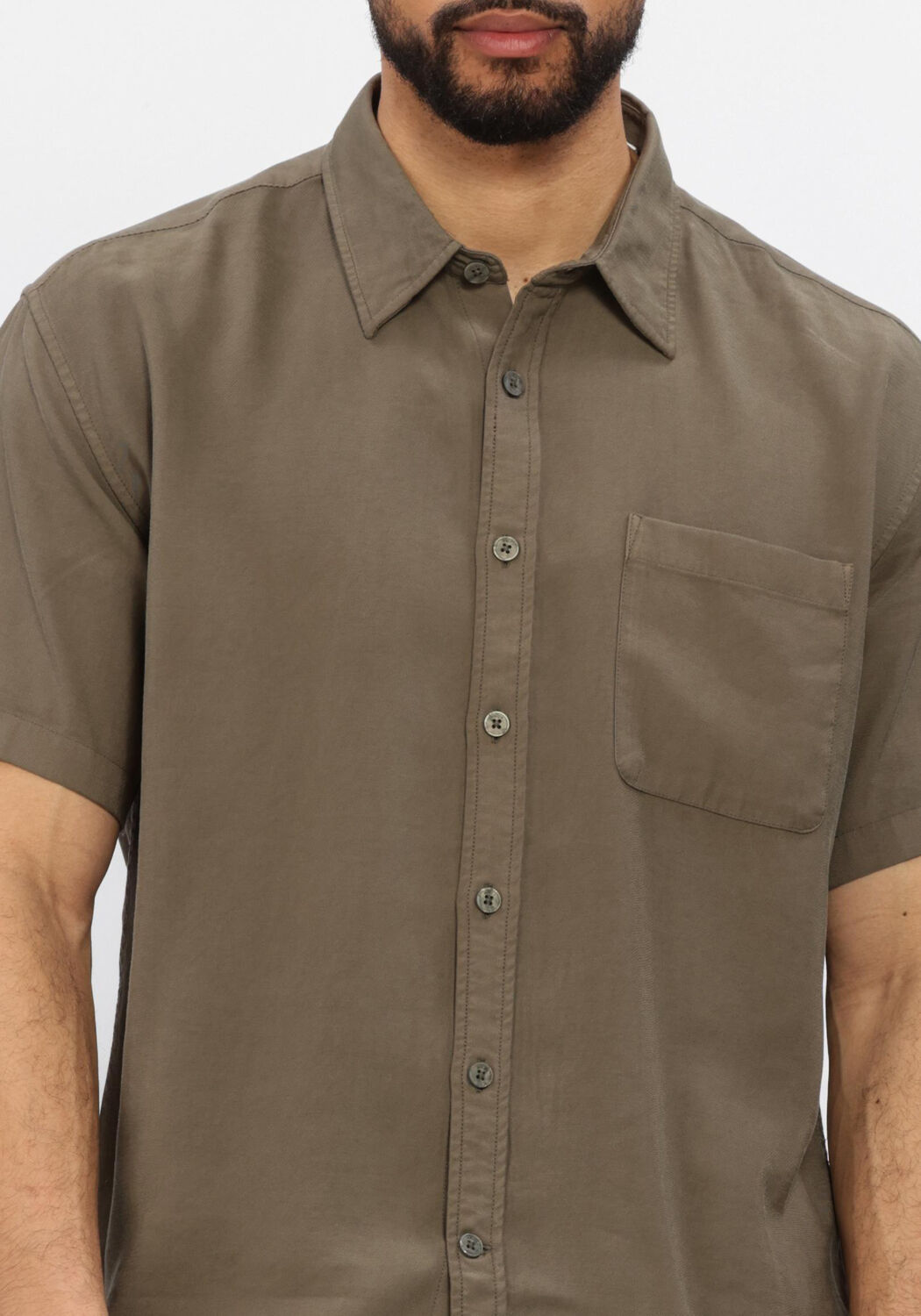 Olijf NN.07 Casual overhemd DEON SS 5027 - large