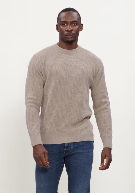 Beige FILIPPO DE LAURENTIIS Trui G.COLLO ML - large