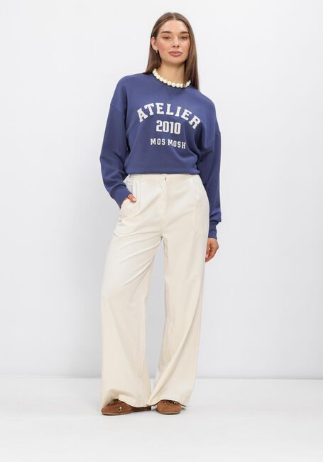 Donkerblauwe MOS MOSH Sweater MMNIMA O-LS  SWEATSHIRT - large