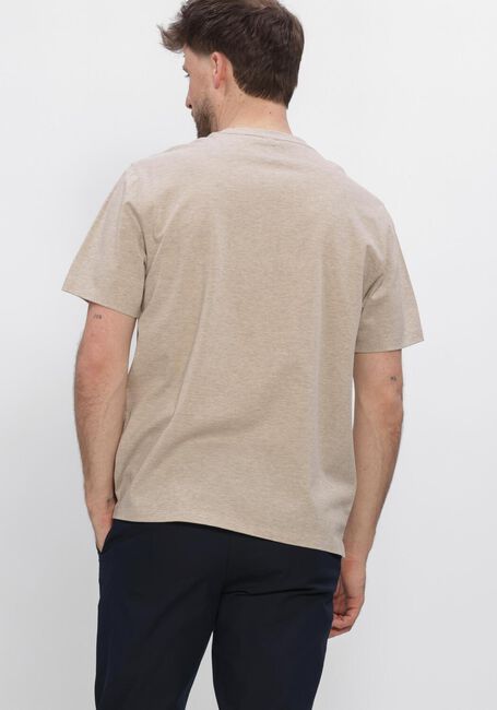 Beige PROFUOMO T-shirt T-SHIRT CREW NECK MERCERIZED STRETCH PIQUE - large