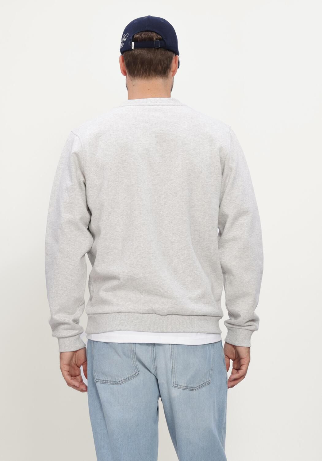 Grijze LES DEUX Sweater MARKET SWEATSHIRT - large