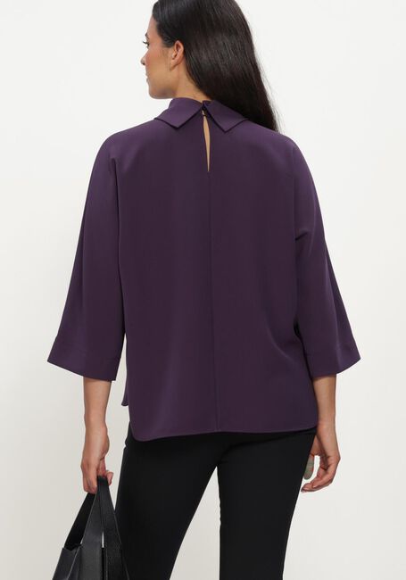 Paarse LUISA CERANO Blouses KURZARM-BLUSENTOP - large