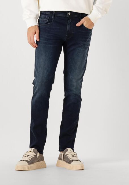 Donkerblauwe REPLAY Straight leg jeans ANBASS - large