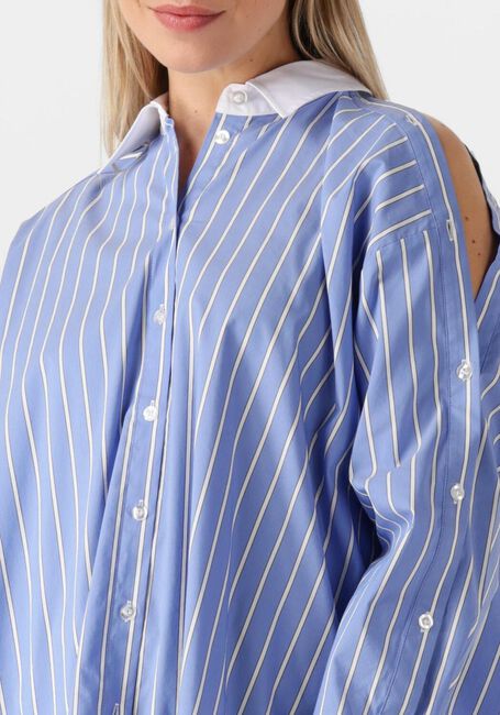 Witte DANTE6 Blouses DANDY PINSTRIPE SHIRT - large
