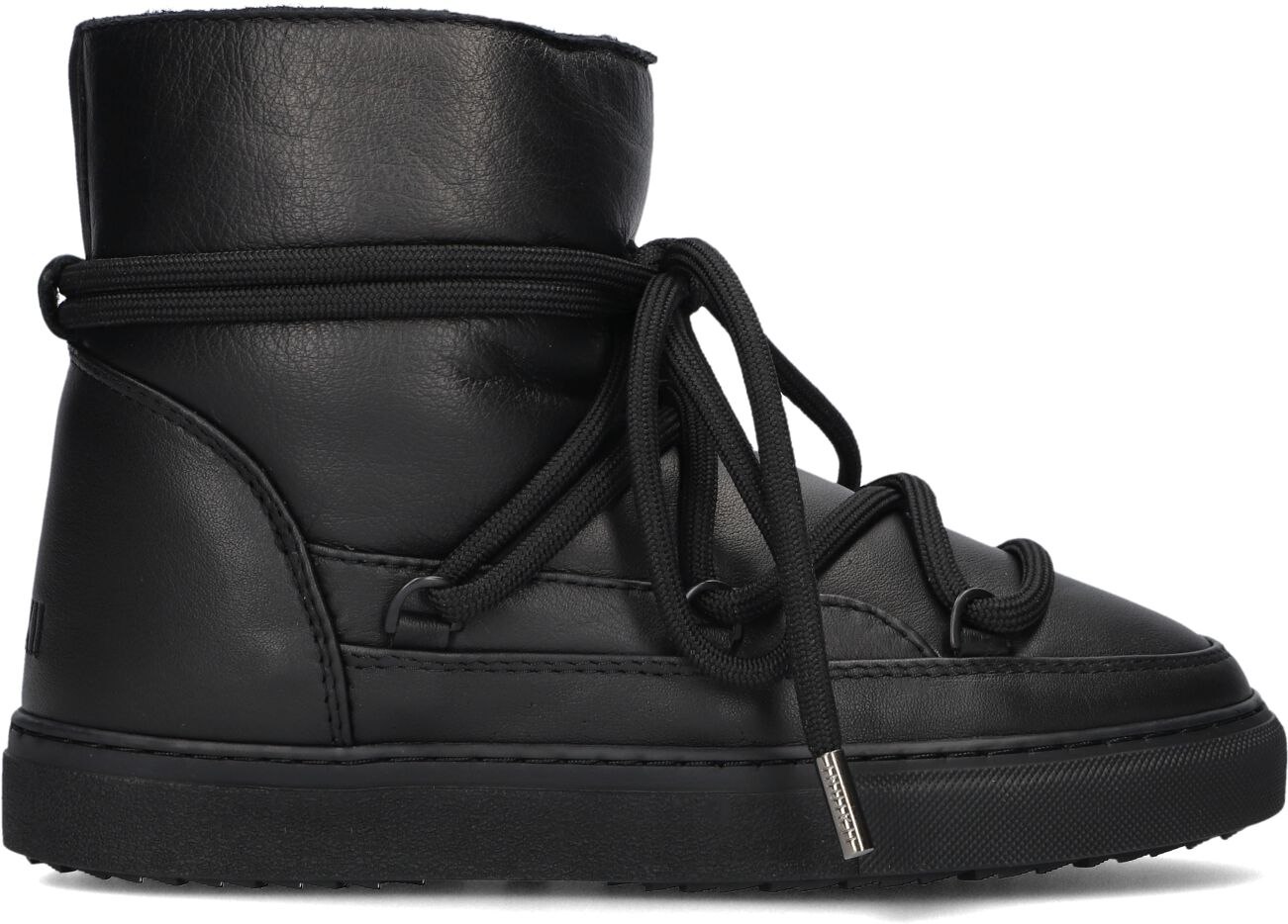 Inuikii Vachtlaarzen Dames Full Leather, Maat: 40, Materiaal: Leer, Kleur: Zwart