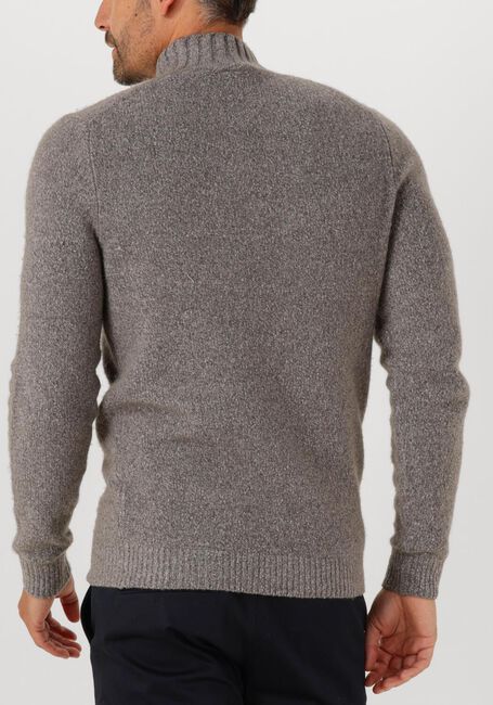 Grijze PROFUOMO Coltrui PULLOVER MOCK NECK BOILED WOOL - large