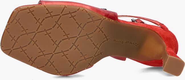 Rode FLORIS VAN BOMMEL Slingbacks SFW-90065 Rode FLORIS VAN BOMMEL Slingbacks SFW-90065 - large