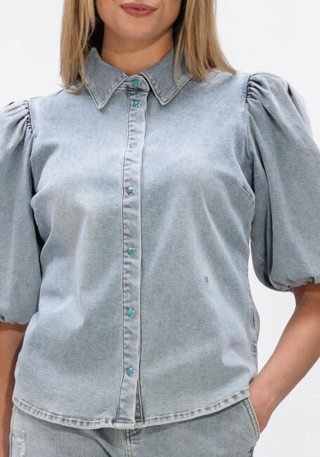 Lichtblauwe JANICE Blouses LARS - large