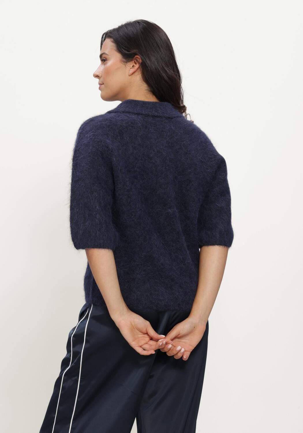 Donkerblauwe LINA LOCCHI Trui LL-BENITA - large