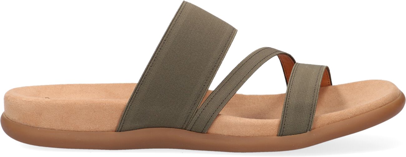 Gabor Slippers
Dames 702, Maat: 39, Materiaal: Textiel, Kleur: Groen