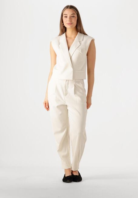 Ecru COPENHAGEN MUSE Gilet CMTAILOR-SHORT WAISCOAT - large