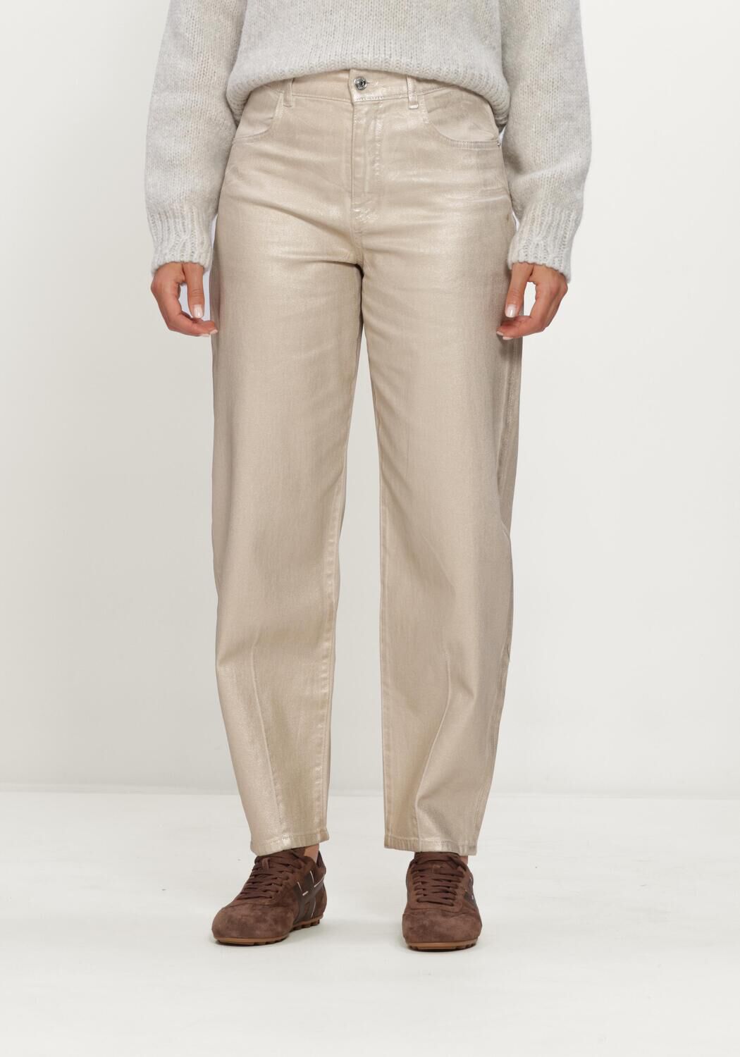 Beige MARC CAIN SPORTS Straight leg jeans JEANS RUMA - large