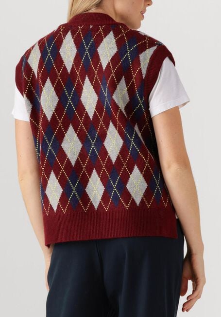 CO'COUTURE ROW CHECK VEST - large