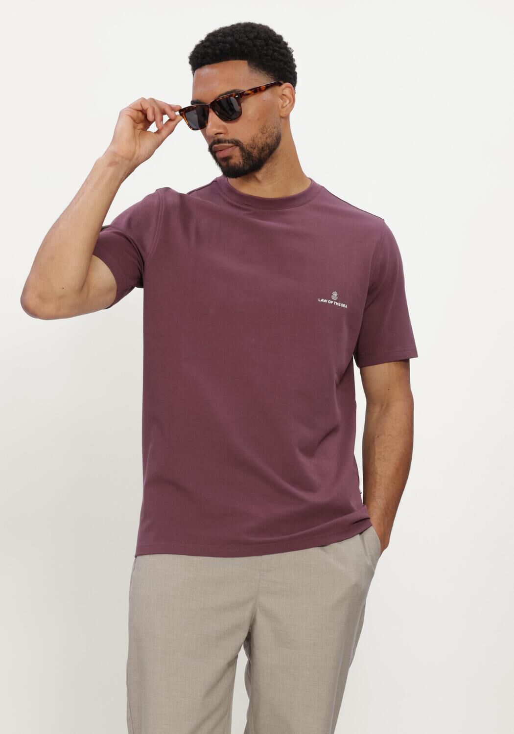 Paarse LAW OF THE SEA T-shirt LAW TEE - large