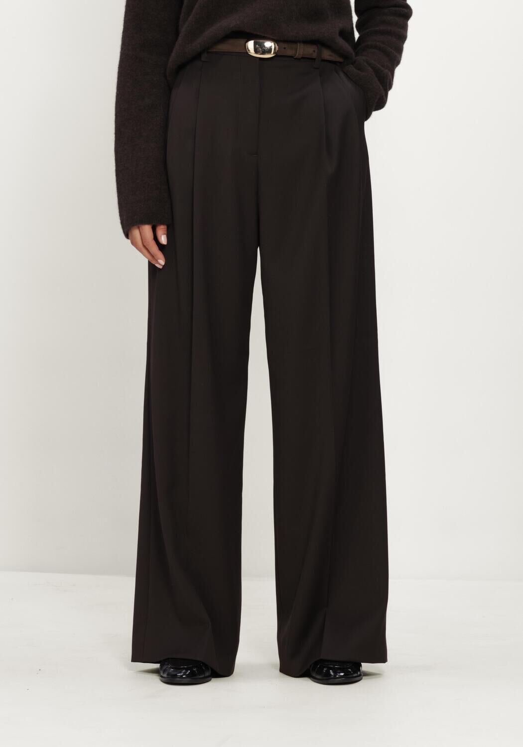 Filippa K Filippa K Wijde Broek Dames Darcey Wool Trousers