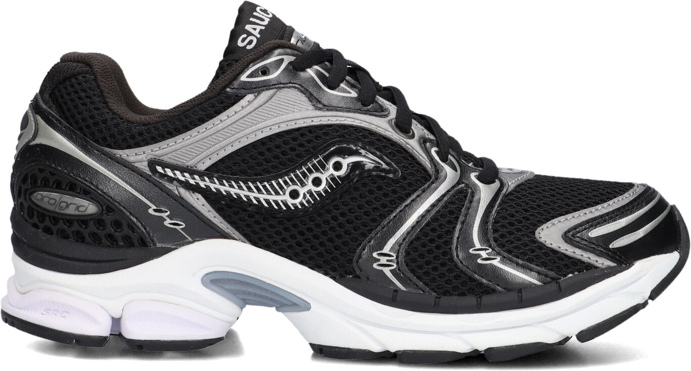 Saucony Lage Sneakers Dames Progrid Triumph 4, Maat: 36, Materiaal: Suède, Kleur: Zwart