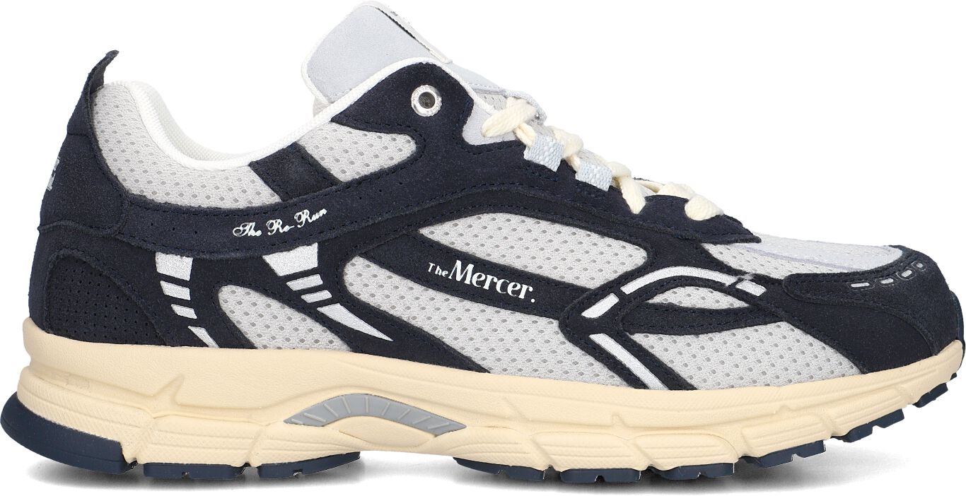 Mercer Amsterdam Lage Sneakers Heren The Re-run Vintage M, Maat: 41, Materiaal: Suède, Kleur: Blauw afbeelding 1