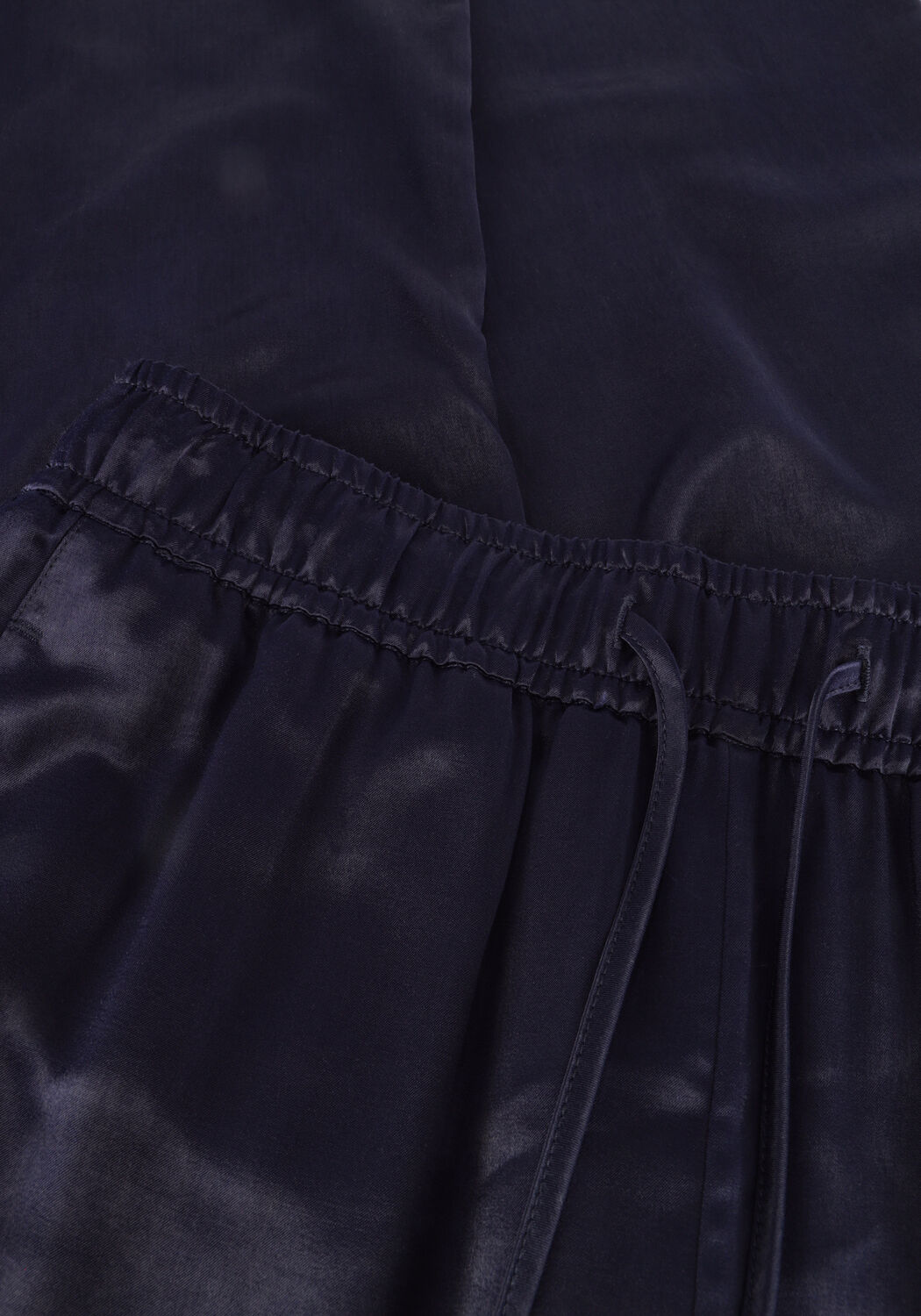 Donkerblauwe DANTE6 Pantalon NOLDY WIDE LEG PANTS - large