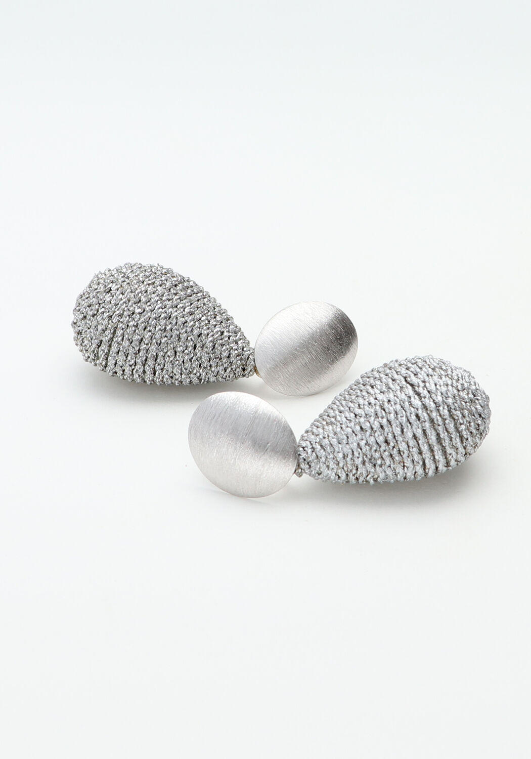 Blauwe LOTT. GIOIELLI Oorbellen CE SI THREATED TEARDROP L - large