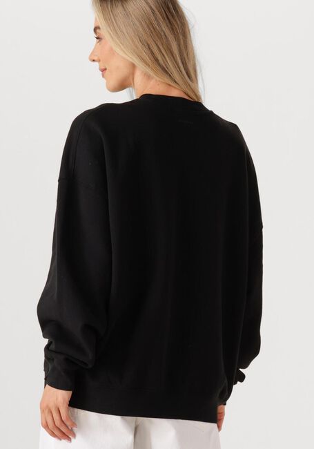 Zwarte ANINE BING Sweater MILES OVERSIZED SWEATSHIRT LETTERMAN - large