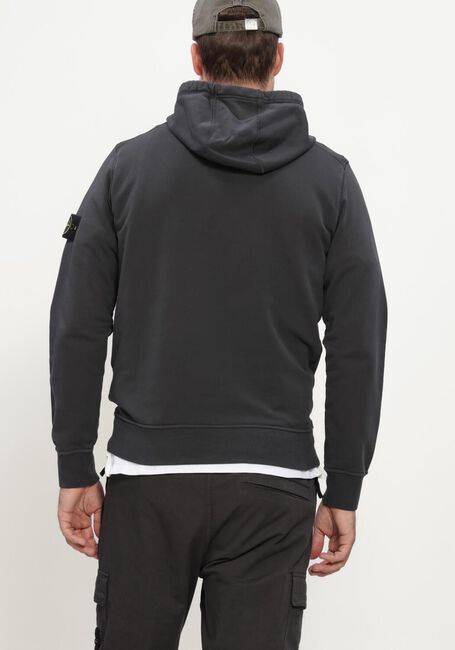 Donkergrijze STONE ISLAND Sweater S0051 HOODIE SWEATER - large